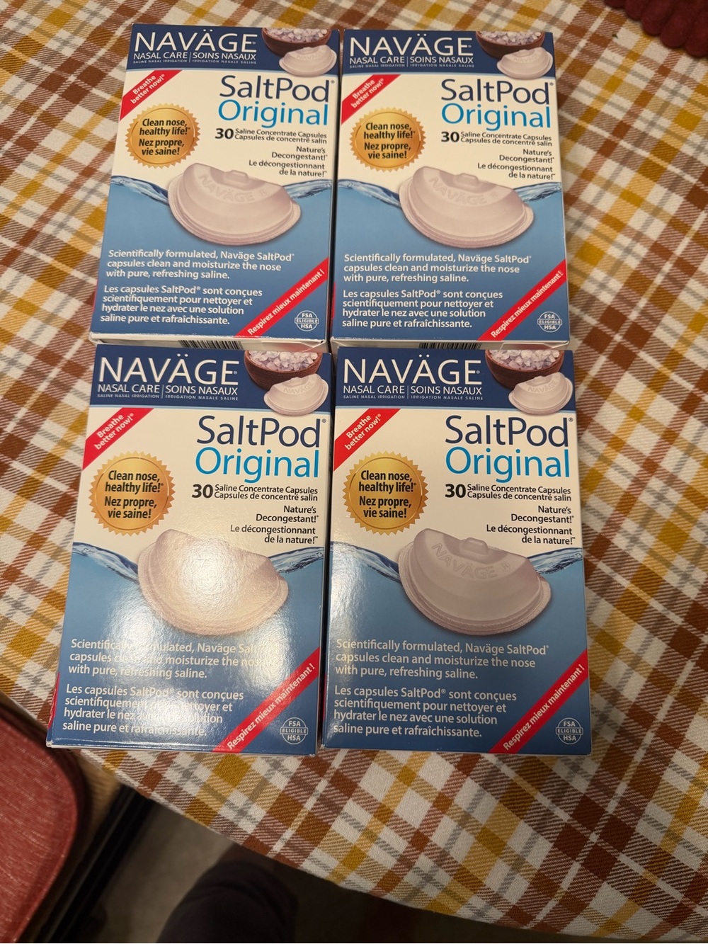 SaltPod Original Nasal Saline Capsules – White